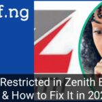 Account restricted in zenith bank reasons and how to fix it online