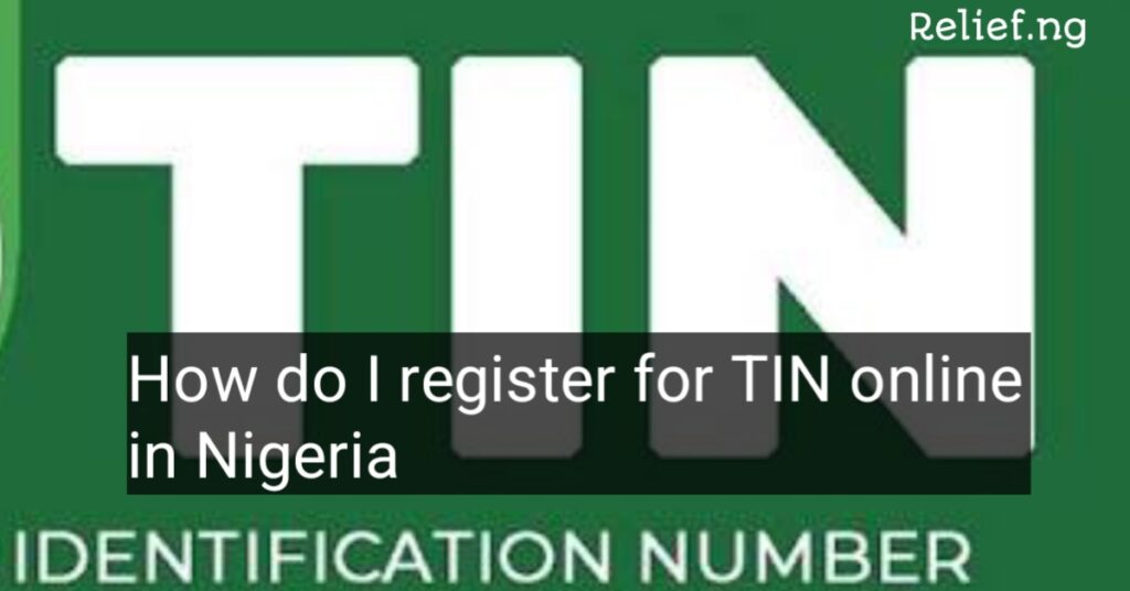 How do I register for TIN online in Nigeria