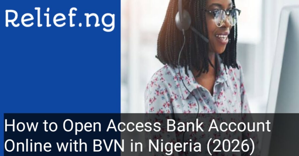 How to open Access bank account online with BVN