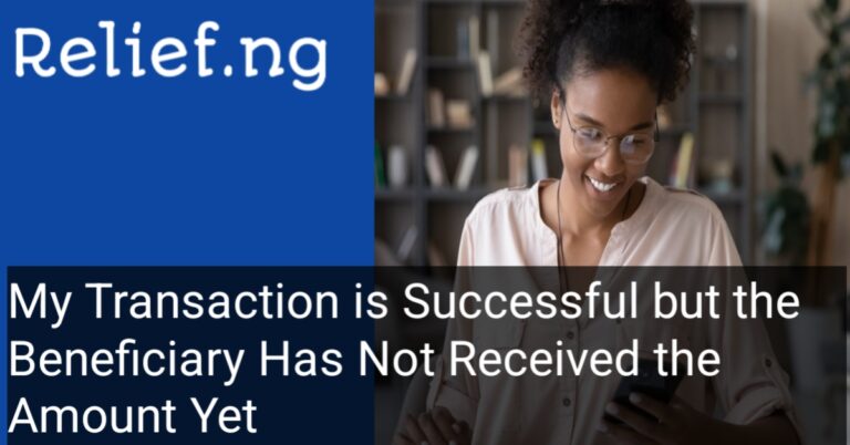 money transferred but not received